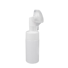 100ml 120ml 150ml Empty Plastic Brush Pump Bottle In Stock Facial Cleansing Foam Mousse Bottles for Face Cleanser